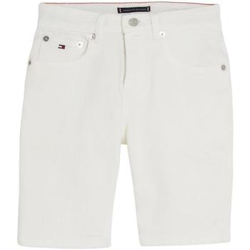 Textil Rapaz Shorts / Bermudas tommy Leather Hilfiger  Branco