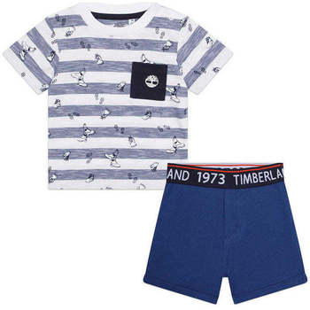 Textil Rapaz Conjunto Timberland Siyah T98320-830-3-12 Azul