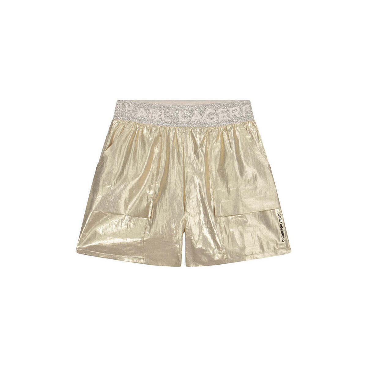 Textil Rapariga Shorts / Bermudas Karl Lagerfeld Z14199-576-5-18 Amarelo