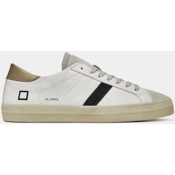Sapatos Homem Sapatilhas Date M381-HL-VC-IM HILL LOW VINTAGE-WHITE/METAL Branco