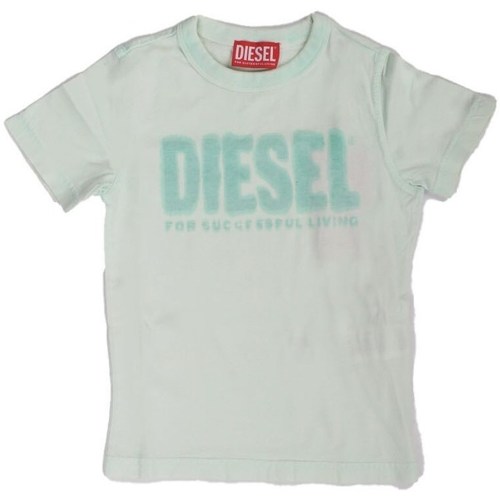 Textil Rapaz Plus Long Sleeve Basic Crew Neck T-shirt Diesel J01130 Verde