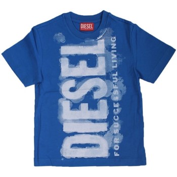 Textil Rapaz T-Shirt TEEN mangas curtas Diesel J01131 Azul
