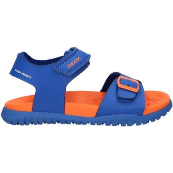 Sapatos Rapaz Sandálias Geox J35HMA 000BC J SANDAL FUSBETTO Azul