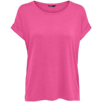 Textil Mulher T-shirts e Pólos Only 15106662 MONSTER-GIN FIZZ Rosa
