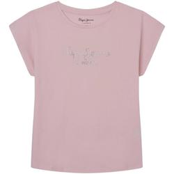 Textil Rapariga T-shirts e Pólos Pepe jeans  Rosa