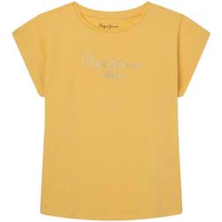 Textil Rapariga T-shirts e Pólos Pepe jeans  Amarelo