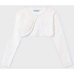 Textil Rapariga Casacos de malha Mayoral 320-73-18-17 Branco