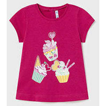 Textil Rapariga T-shirts e Pólos Mayoral 1013-92-9-12 Rosa