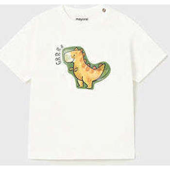 Textil Rapaz T-shirts e Pólos Mayoral 1028-15-18-12 Branco