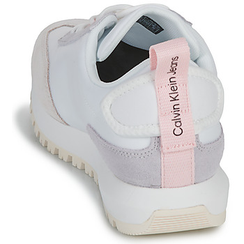 Calvin Klein Jeans TOOTHY RUNNER LACEUP MIX PEARL Branco / Bege