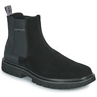 Sapatos Homem Botas baixas sneakers calvin klein jeans jerrold s0615 multi black EVA MID CHELSEA BOOT SUEDE Preto