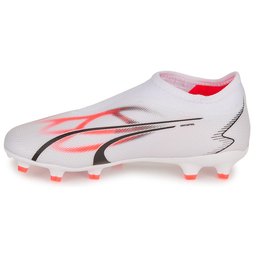 Puma ULTRA MATCH LL FG/AG Jr Branco / Vermelho