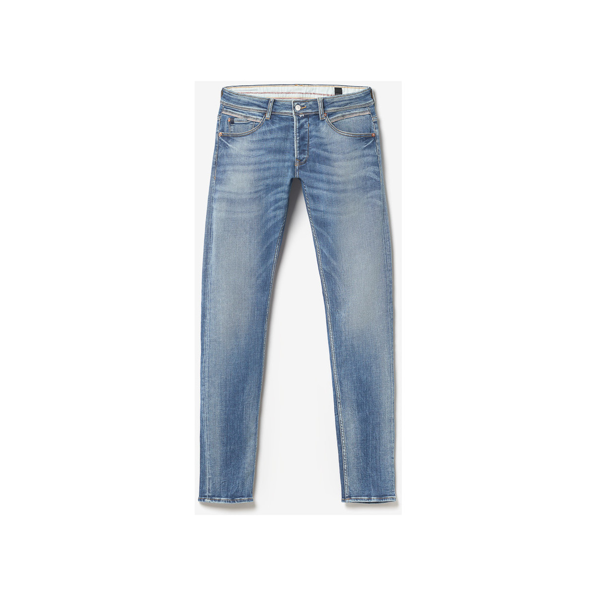 Textil Homem Calças de ganga Le Temps des Cerises Jeans ajusté elástica 700/11, comprimento 34 Azul