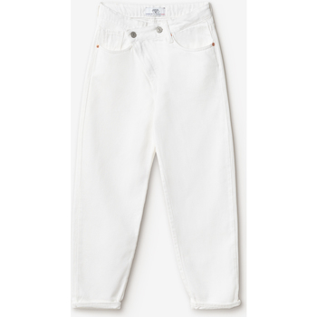 Textil Rapariga Calças de ganga Le Temps des Cerises Jersey Jeans boyfit COSA, 7/8 Branco
