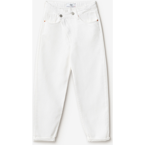 Textil Rapariga Calças de ganga Polos mangas curtaises Jeans boyfit COSA, 7/8 Branco