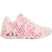 Sapatos Mulher Sapatilhas Skechers Uno Spread The Love Rosa