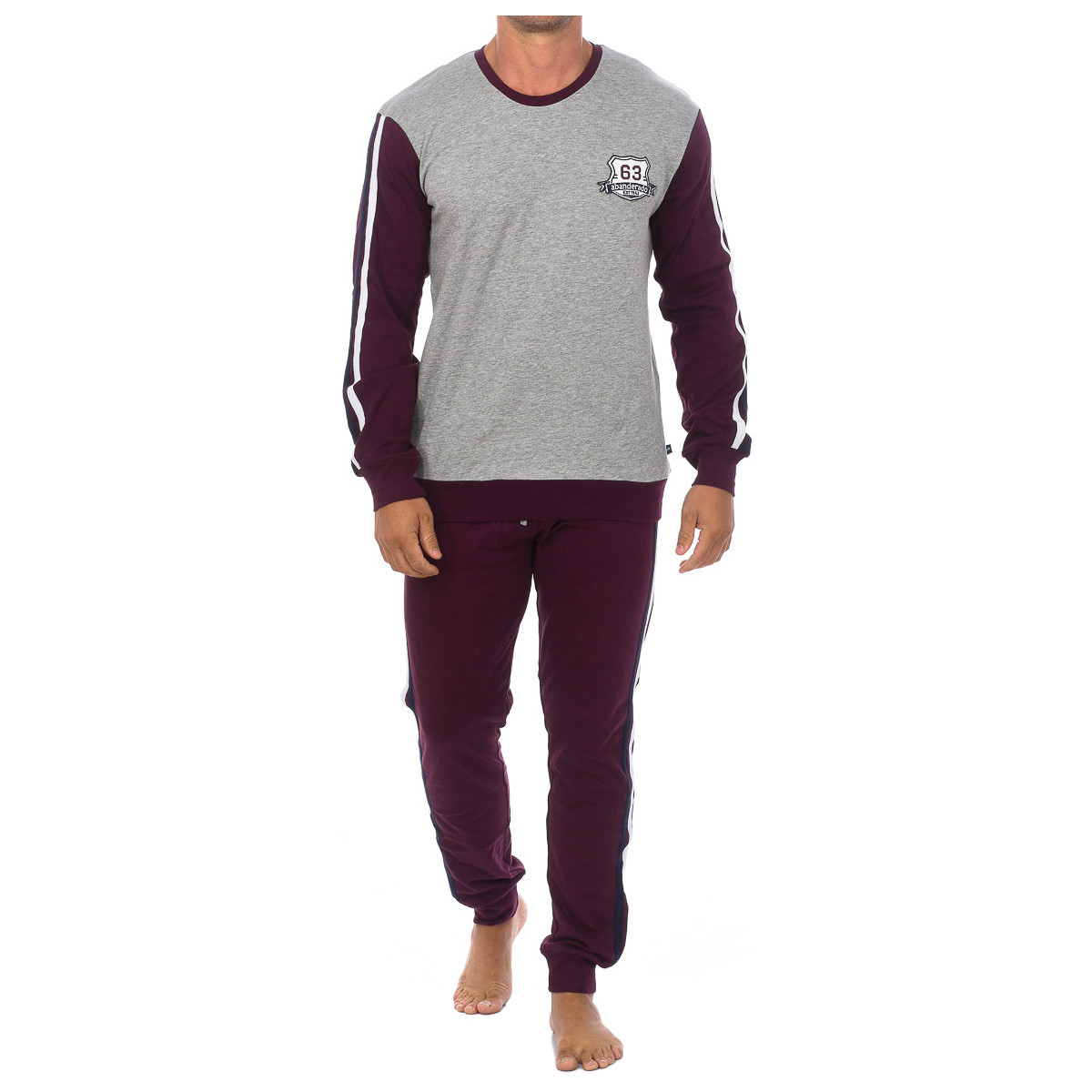 Textil Homem Pijamas / Camisas de dormir Abanderado A0CHG-1W3 Cinza
