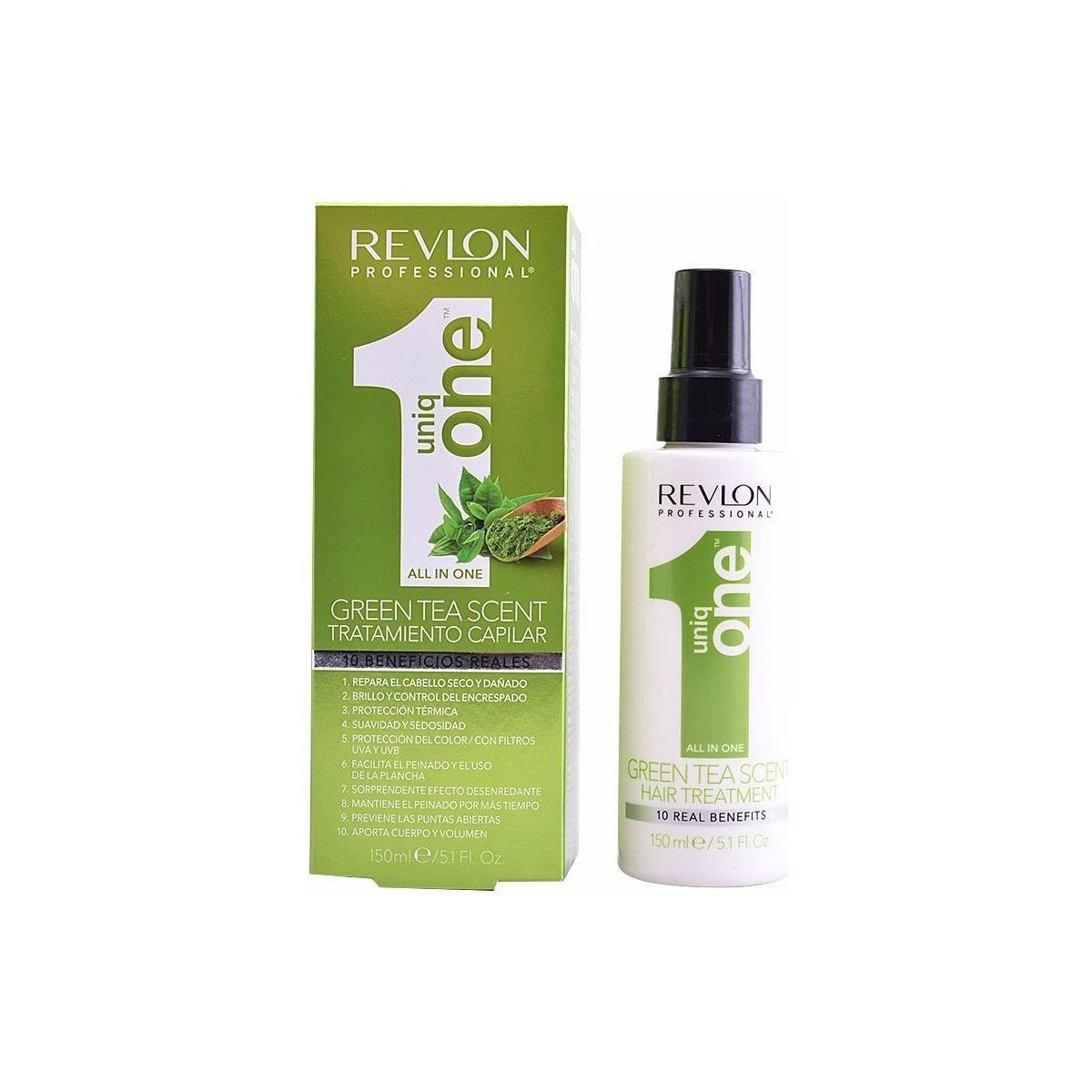 beleza Mulher Eau de parfum  Revlon Uniq One Hair Treatment Te Verde - 150ml Uniq One Hair Treatment Te Verde - 150ml