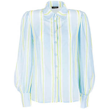 Textil Mulher camisas Fracomina FS23ST6002W412N4-3-3 Azul