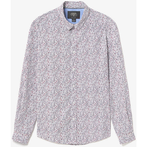 Textil Homem Camisas mangas comprida Pochetes / Bolsas pequenasises Camisa FLAM Rosa