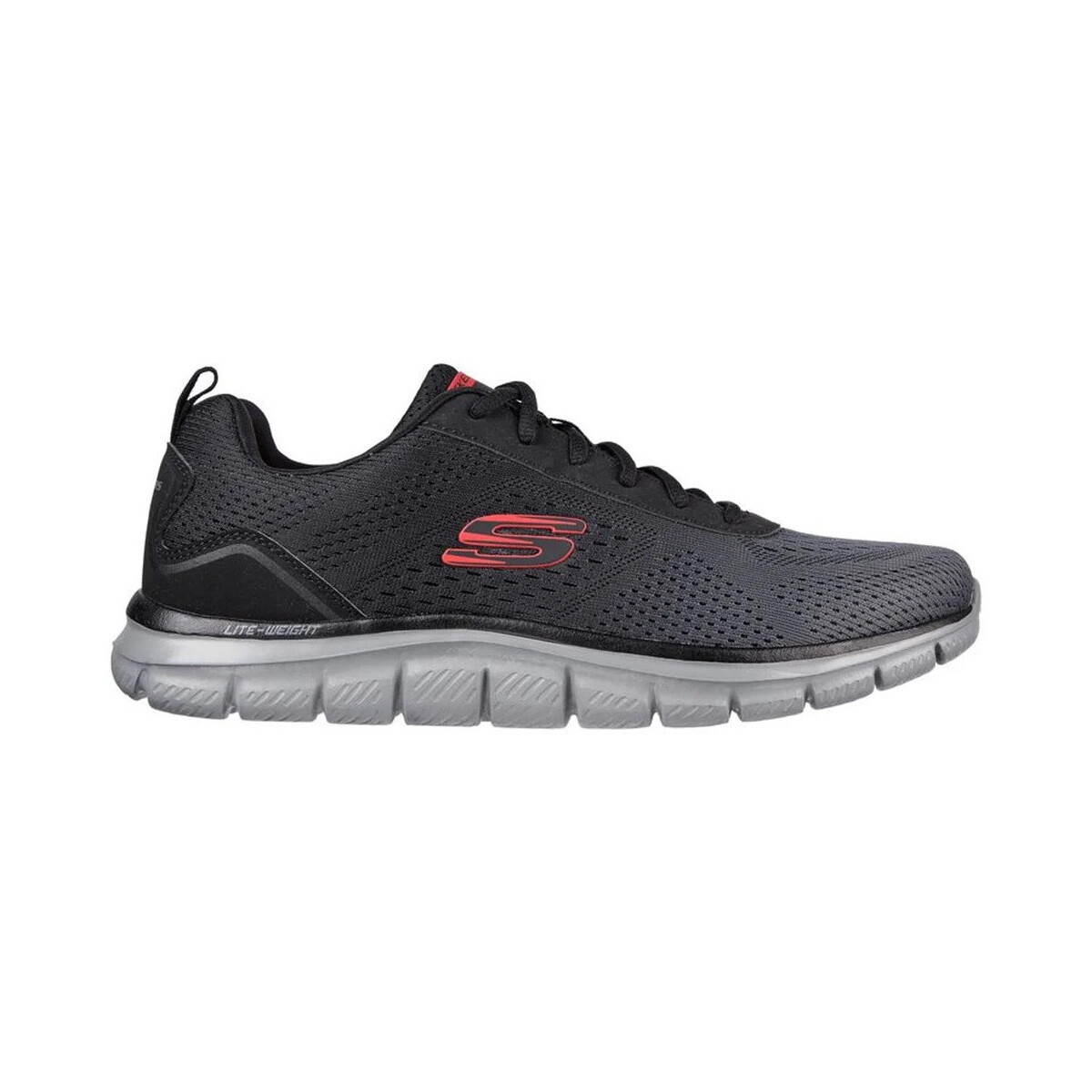 Sapatos Homem Sapatos & Richelieu Skechers Zapatillas  Track Ripkent 232399 Negro Rojo Preto