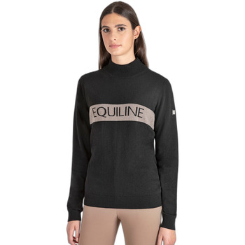 Textil Mulher Sweats Equiline Sweatshirt équitation avec logo en Jacquard femme Preto