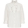 Textil Mulher Tops / Blusas La Strada Camisa Neela Broderie - Star White Branco