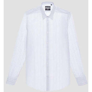 Textil Homem Camisas mangas comprida Antony Morato MMSL00628-FA420116-1000-1-3 BRANCO