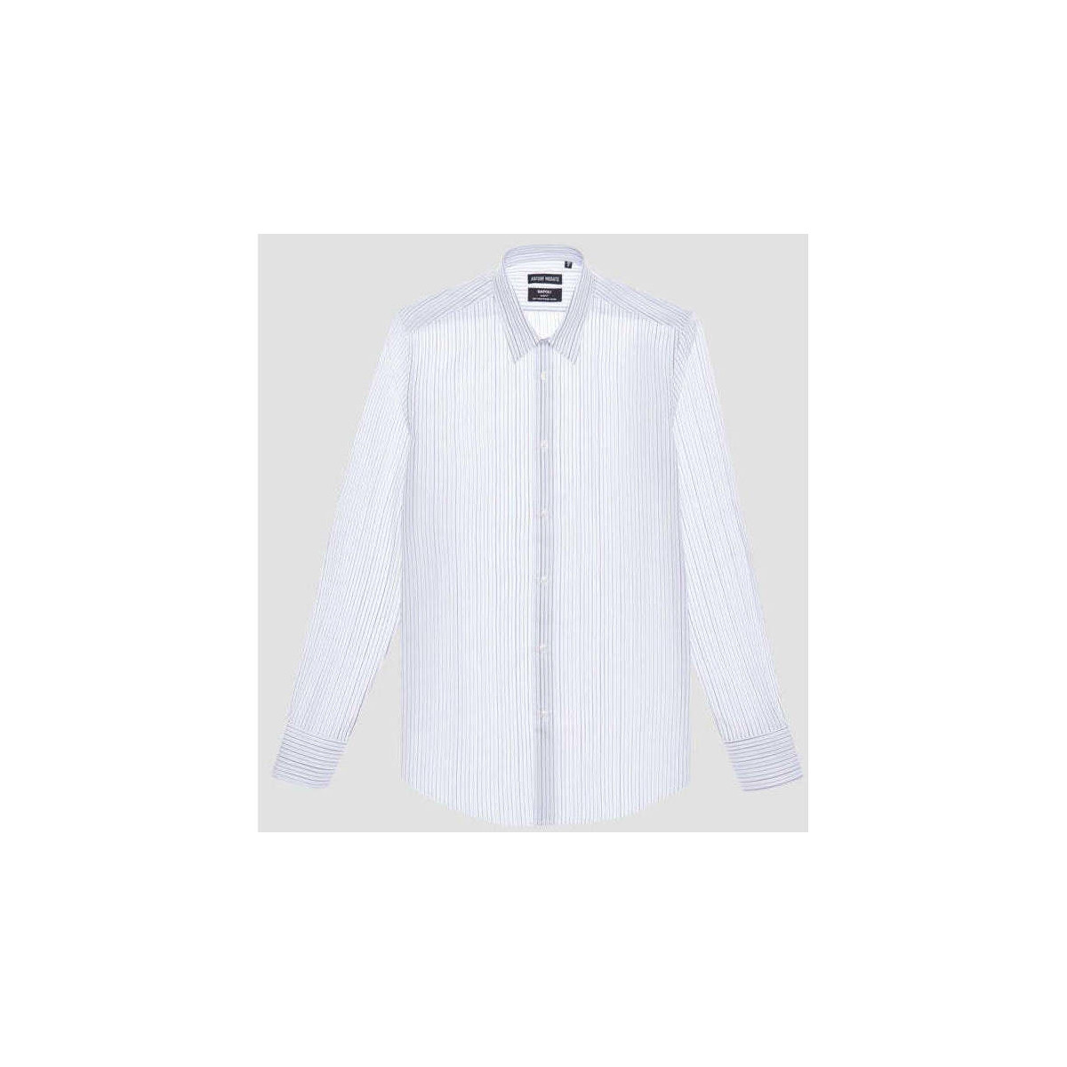 Textil Homem Camisas mangas comprida Antony Morato MMSL00628-FA420116-1000-1-1 Branco