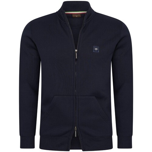 Textil Homem Sweats Cappuccino Italia Jack & Jones Premium suit jacket in slim fit wool herringbone gray Azul