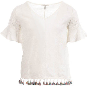 Textil Rapariga Versace Jeans Couture panelled baroque shirt Teddy Smith  Branco
