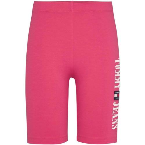 Textil Mulher Shorts / Bermudas Tommy gio Jeans  Rosa