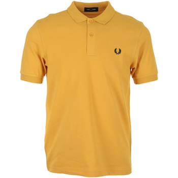 Textil Homem T-shirts e Pólos Fred Perry Plain Amarelo