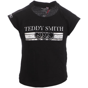 Textil Rapariga Reebok Workout Ready Supremium Graphic Korte Mouwen T-Shirt Teddy Smith  Preto
