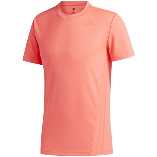 Textil Homem T-shirts Short e Pólos adidas Originals Aero 3S Tee Rosa