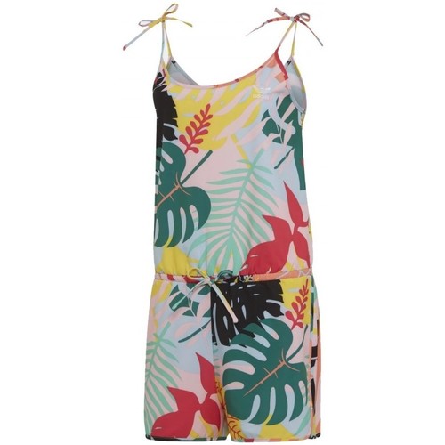 Textil Mulher Macacões/ Jardineiras adidas wedge Originals Jumpsuit Multicolor
