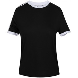 Textil Mulher T-shirts e Pólos adidas Originals 3-Stripes Tee Preto