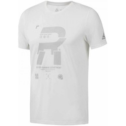 Textil Rondm T-shirts e Pólos Reebok Sport Reflective Tee Branco