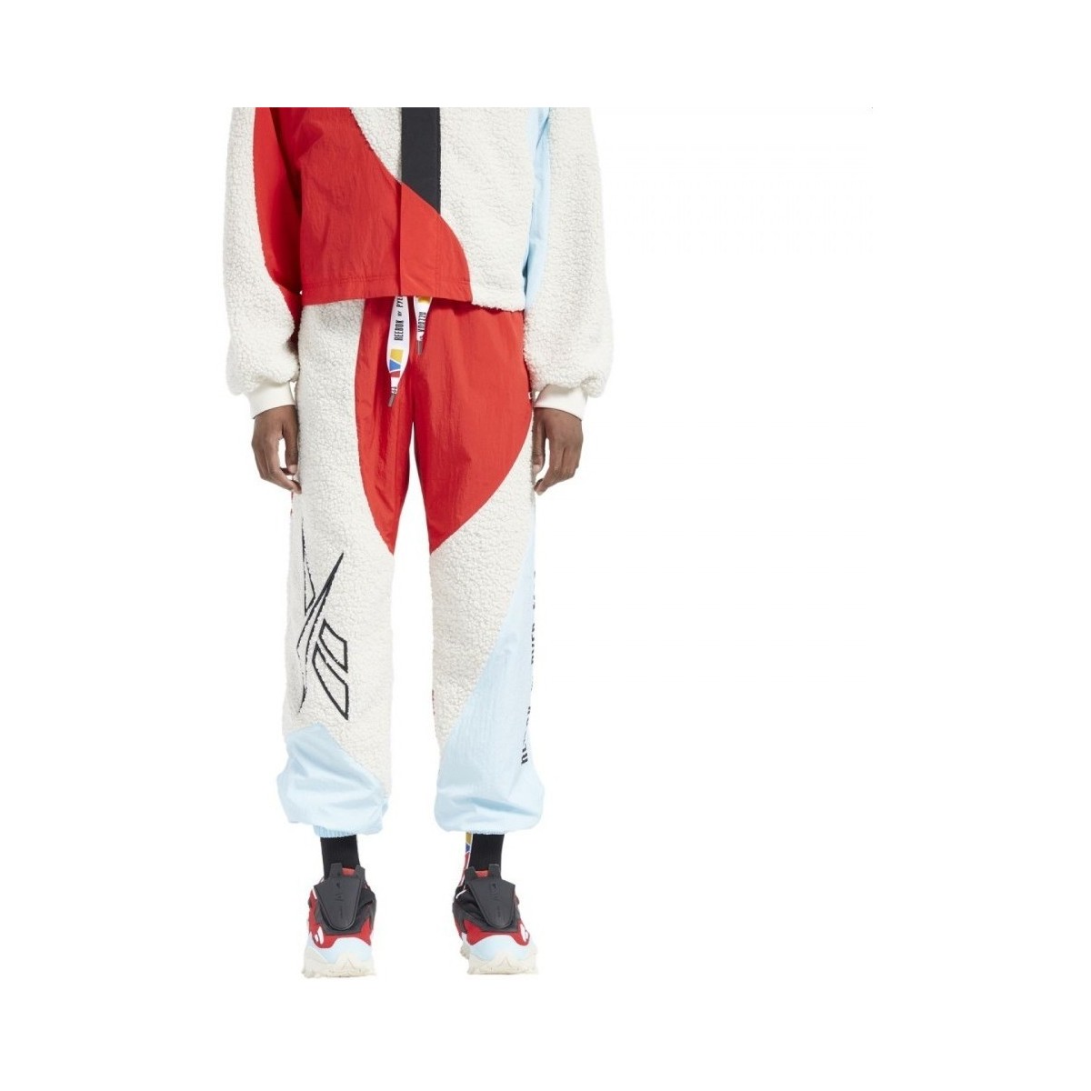 Textil Homem Calças de treino Reebok Sport Rcpm Sherpa Trackpants Branco