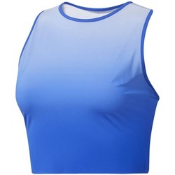 Textil Mulher Tops sem mangas reebok tank Sport Y Ombre Crop Azul