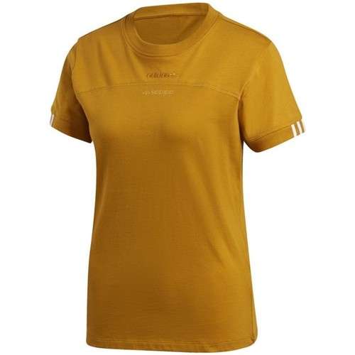 Textil Mulher T-shirts e Pólos adidas Originals Tee Ouro