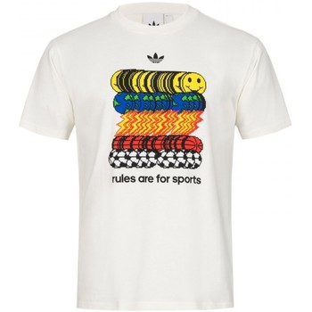 Textil Homem T-shirts e Pólos adidas Originals Sportsrule Tee Branco