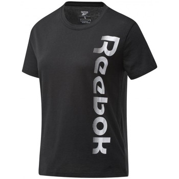 Textil Mulher Camper T-Shirt in Colour-Block-Optik Weiß Reebok Sport Te Graphic Tee - Myt Preto