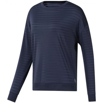 Textil Mulher T-shirts e Pólos Reebok Sport Studio Mesh Ls Tee Azul