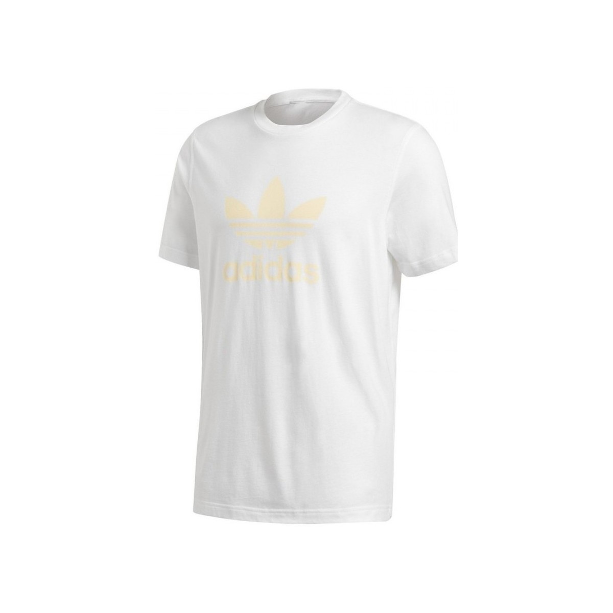 Textil Homem T-shirts e Pólos adidas Originals Trefoil T-Shirt Branco