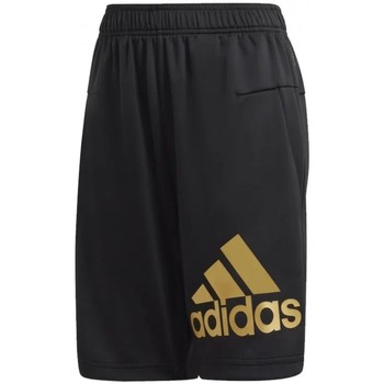 Textil Rapaz Shorts / Bermudas conici adidas Originals Gold Shorts Preto