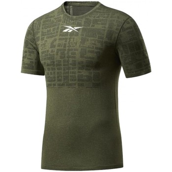 Textil Homem T-shirts e Pólos Reebok Sport Ubf Myoknit Tee Verde