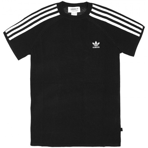 Textil Mulher T-shirts e Pólos adidas Originals 3-Stripes Preto