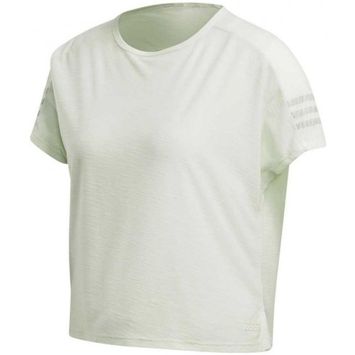 Textil Mulher T-shirts e Pólos adidas Originals Id 3-Stripes Branco