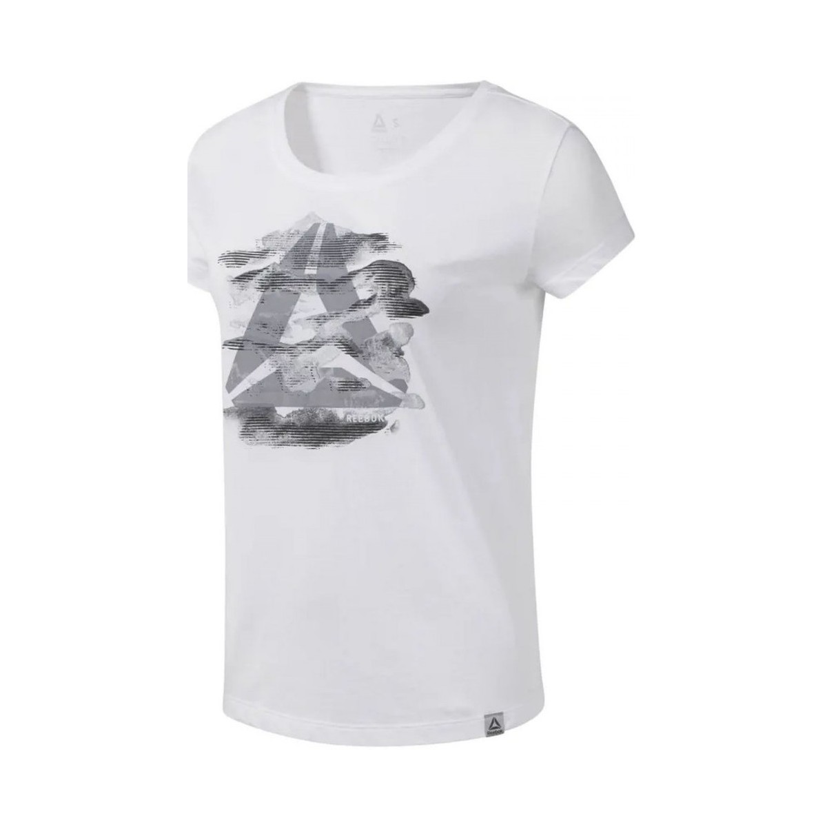 Textil Mulher T-shirts e Pólos Reebok Sport Graphic Series Camo Easy Tee Branco